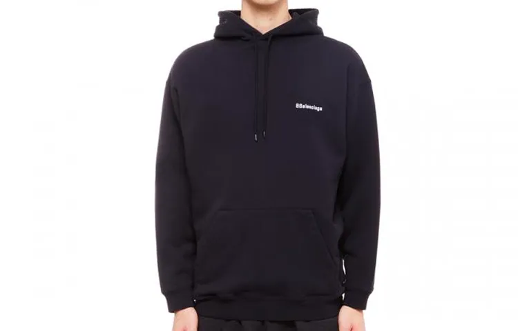 Balenciaga Logo Medium Fit Hoodie