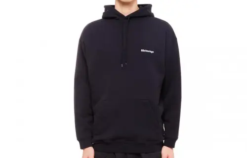 Balenciaga Logo Medium Fit Hoodie