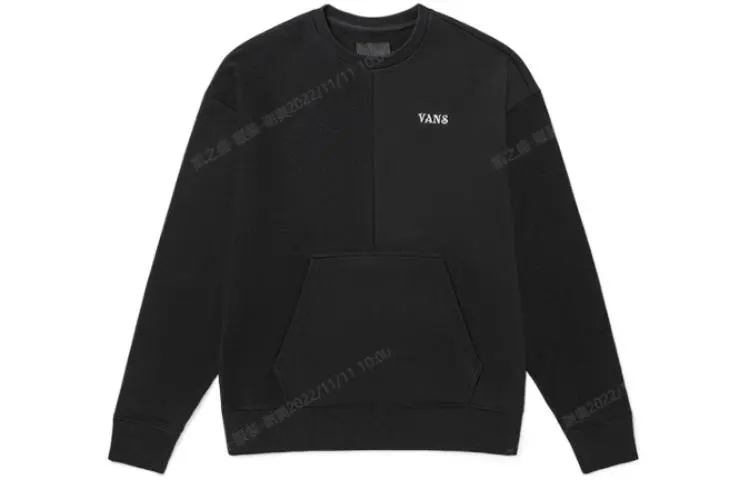 Vans Sweatshirts Unisex Black Crew Neck Moderate Regular