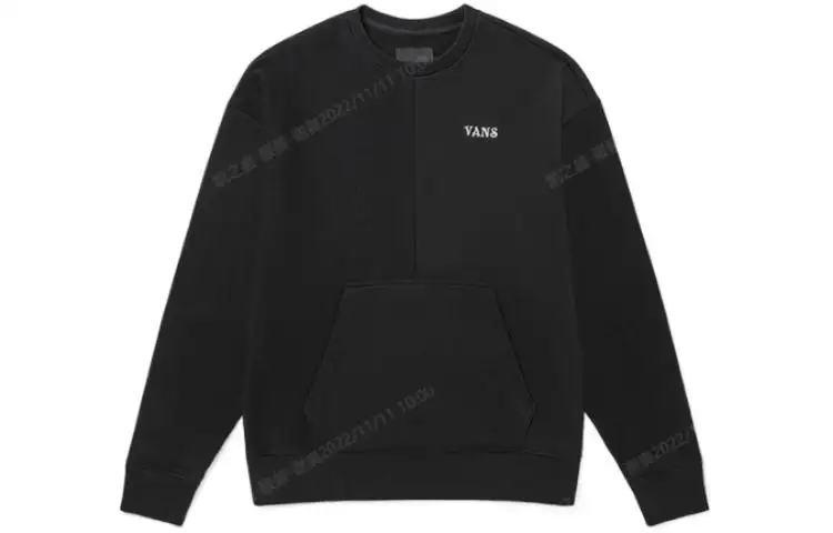 Vans Sweatshirts Unisex Black Crew Neck Moderate Regular
