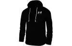 Under Armour Sweatshirts Men's Black Hooded Moderate Regular