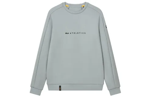 FILA Athletics Sweatshirts Men's Mountain Shadow Gray Crew Neck Moderate Regular