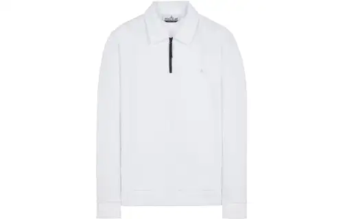 STONE ISLAND Sweatshirts Men's White Lapel Moderate