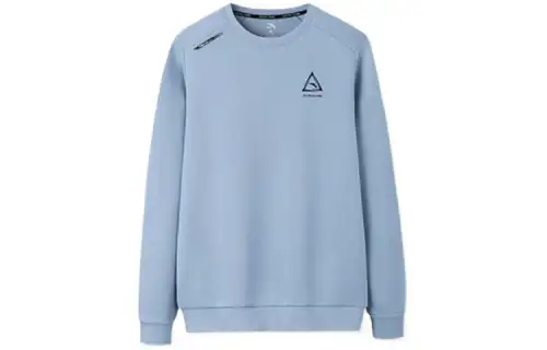 ANTA Variety Training Collection Sweatshirts Men's Blue Crew Neck Moderate Regular