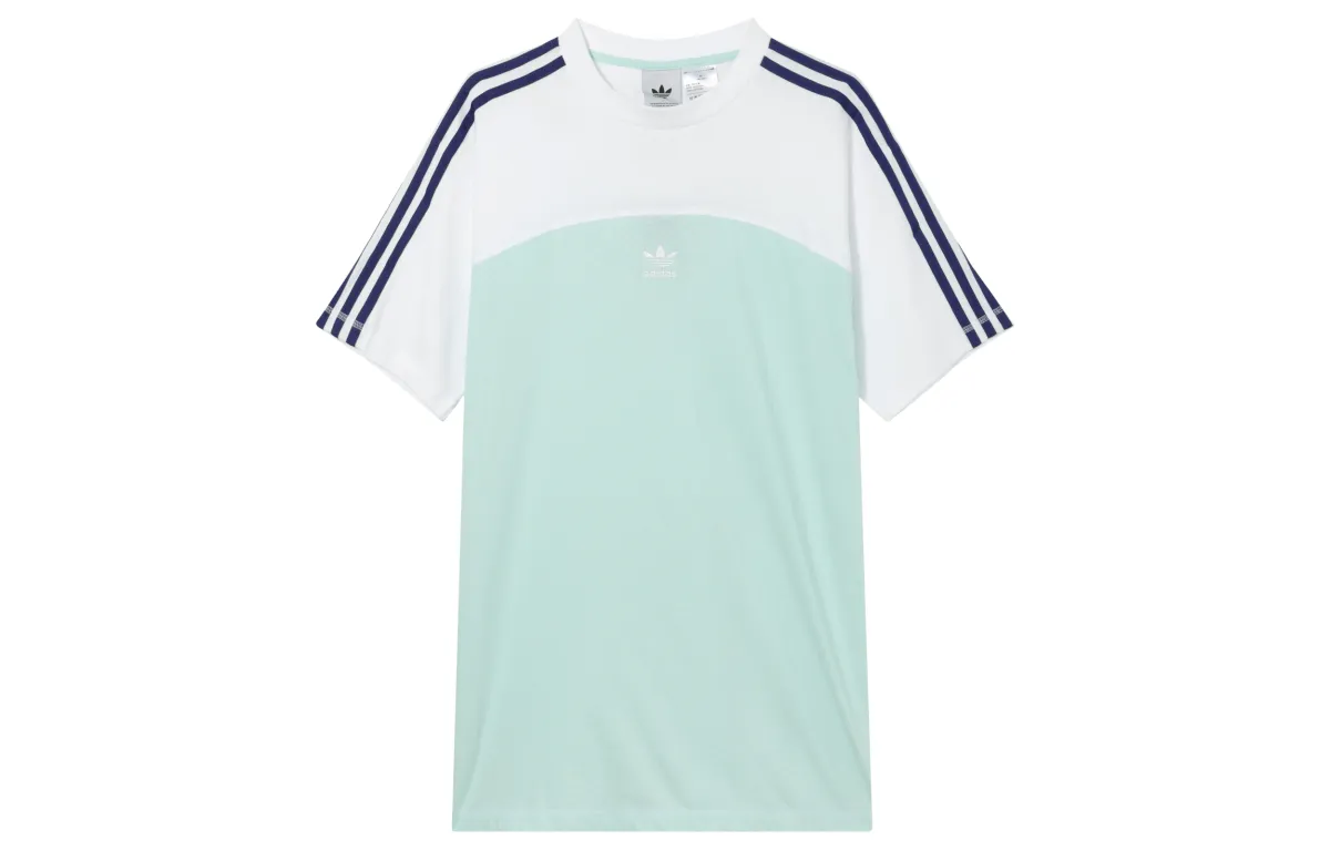 Adidas Originals T Shirt Men's Mint Green/White/Purple