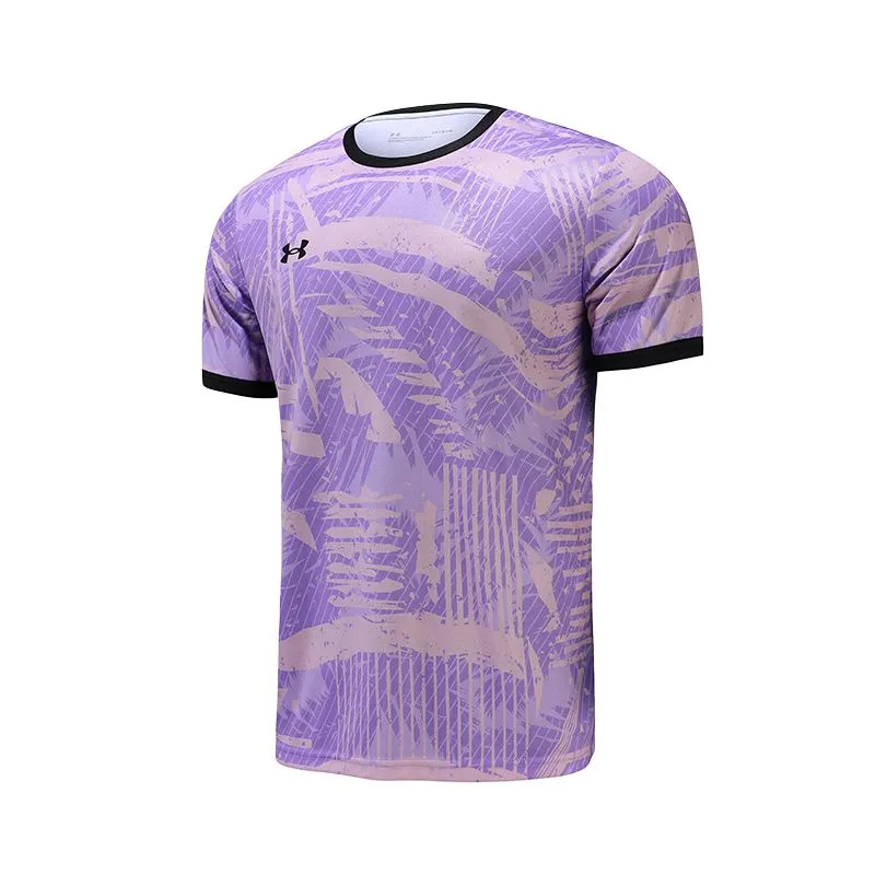 Under Armour T Shirt Men's Eggplant Flower Purple