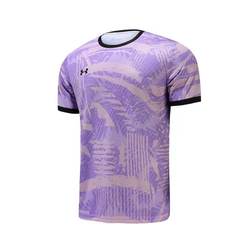 Under Armour T Shirt Men's Eggplant Flower Purple