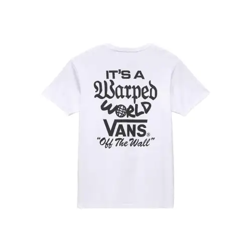 Vans T Shirts Men's White Crew Neck Moderate
