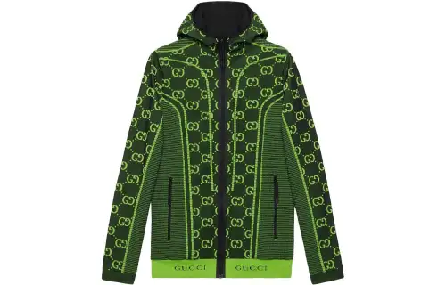 GUCCI Gg Tubular Jersey Zip Jacket