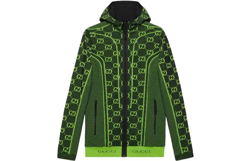GUCCI Gg Tubular Jersey Zip Jacket
