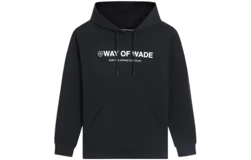 Li Ning, hoody, black long-sleeve for men and women, with your logo imprint