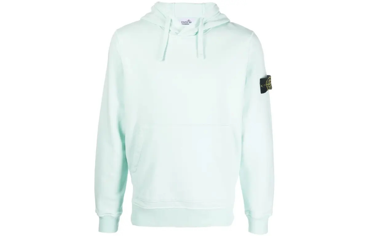 STONE ISLAND Sweatshirt Men's Aqua Blue
