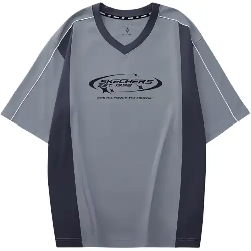 Skechers Sports Life Collection T Shirt Unisex Cold Gray