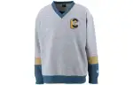 Converse Sweatshirts Men's Gray V Neck Moderate Regular