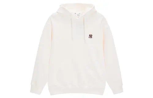 MLB New York Yankees Sweatshirts Unisex White Hooded Moderate Other