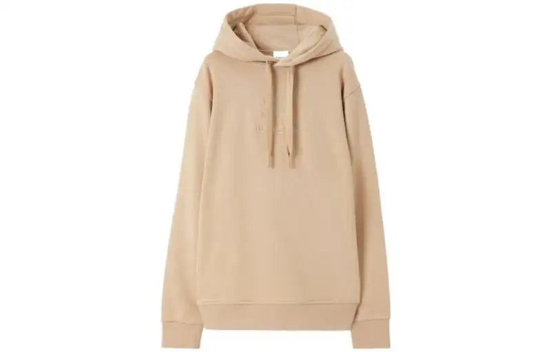 Burberry Embroidered Ekd Cotton Hoodie