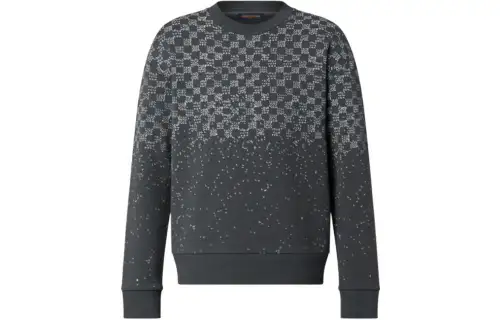 LOUIS VUITTON Damier Spread Print Sweatshirt