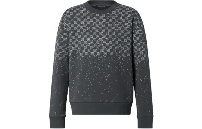 LOUIS VUITTON Damier Spread Print Sweatshirt