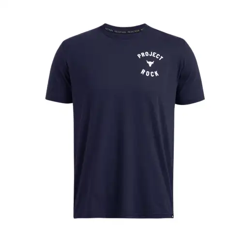 Under Armour PROJECT ROCK T Shirt Men's Navy Blue