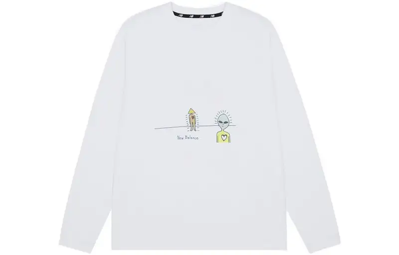 New Balance New Balance X Cayl Balaclava Sweatshirts Unisex White Crew Neck Moderate