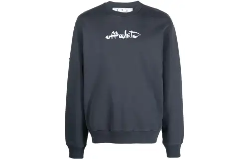 OFF WHITE Paint Arrow Slim Crewneck