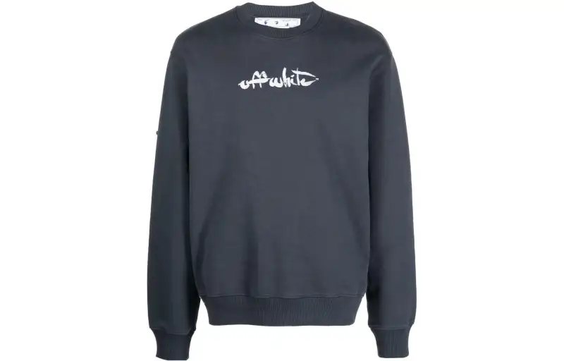 OFF WHITE Paint Arrow Slim Crewneck