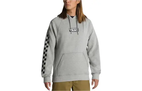 Vans Versa Standard Sweatshirts Unisex Gray Hooded Moderate Regular