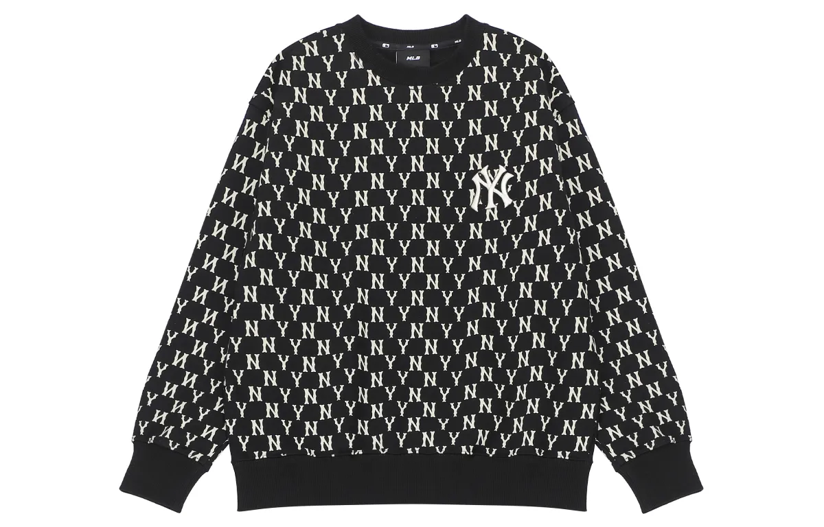 MLB New York Yankees PLAY PIXEL OVERFIT Sweatshirt Unisex Black