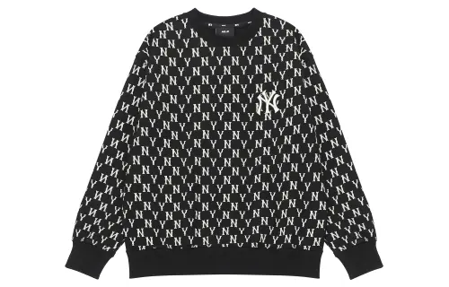 MLB New York Yankees PLAY PIXEL OVERFIT Sweatshirt Unisex Black