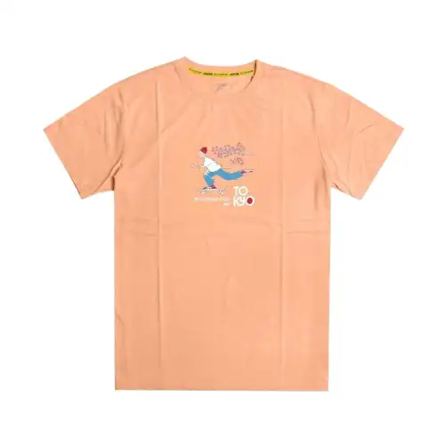 Asics JSY Graphic SS T 2 T Shirt Men's Orange