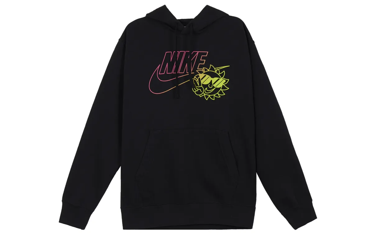 Nike Sweatshirts Men's Black Hooded Moderate Regular