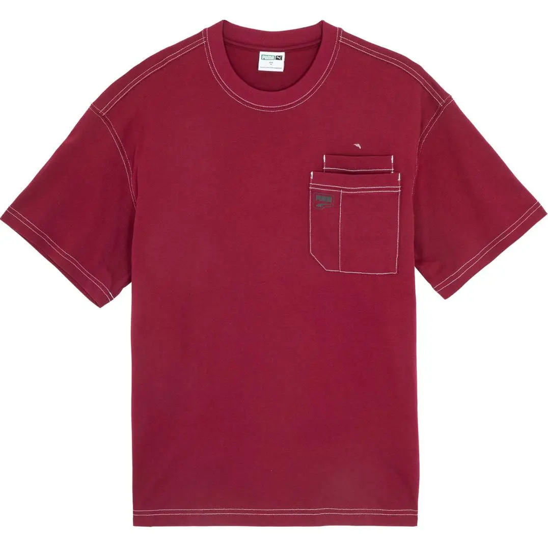 PUMA T Shirt Men's Azalea Multicolor