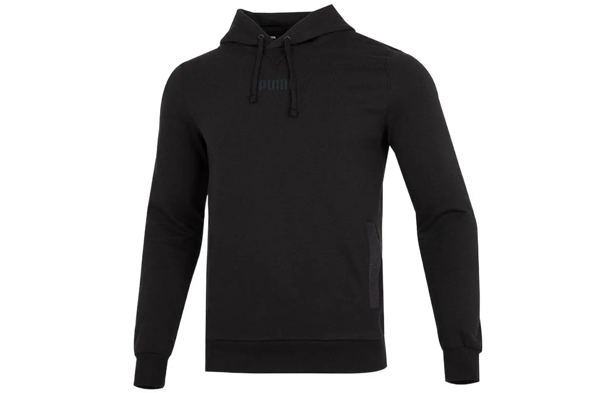 PUMA Sweatshirts Men's Black Hooded Moderate Other