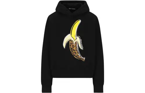 PALM ANGELS Leopard Banana Hoodie