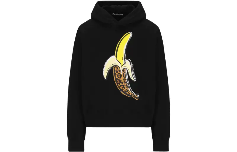 PALM ANGELS Leopard Banana Hoodie