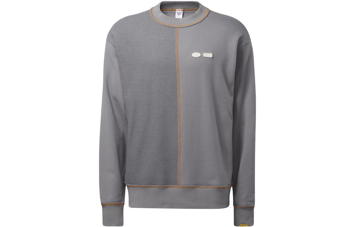 Reebok X Randomevent Sweatshirts Unisex Gray Crew Neck Moderate Regular