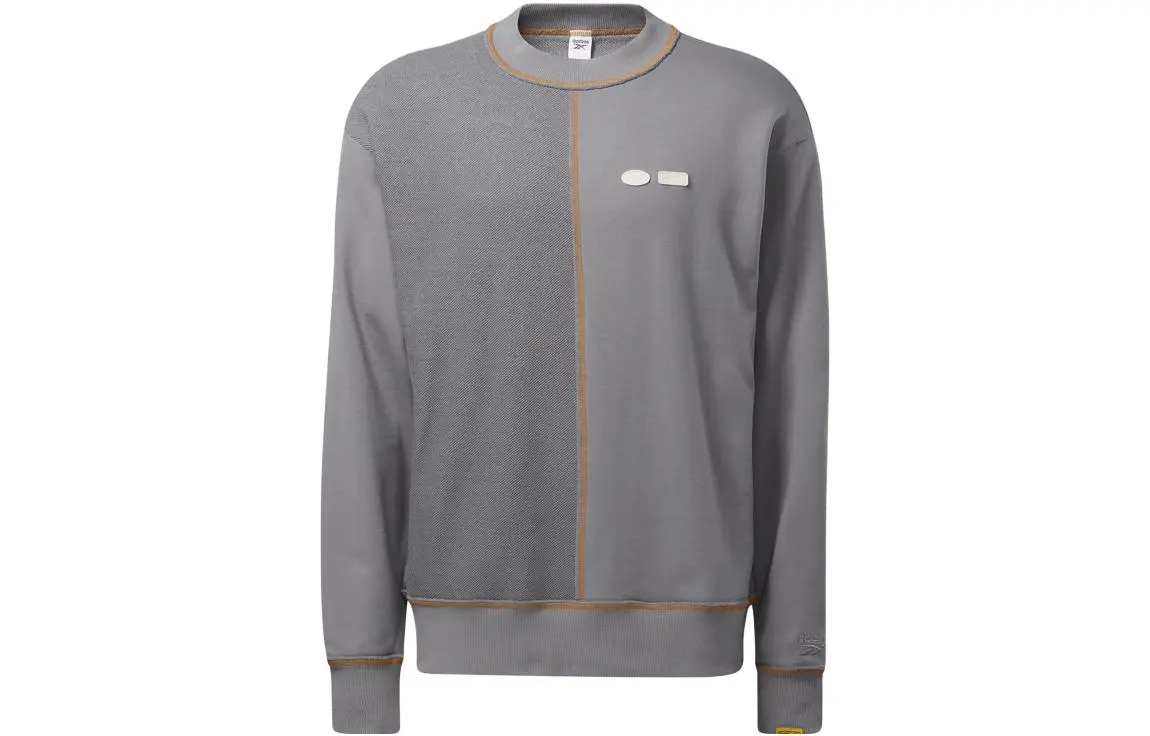 Reebok X Randomevent Sweatshirts Unisex Gray Crew Neck Moderate Regular