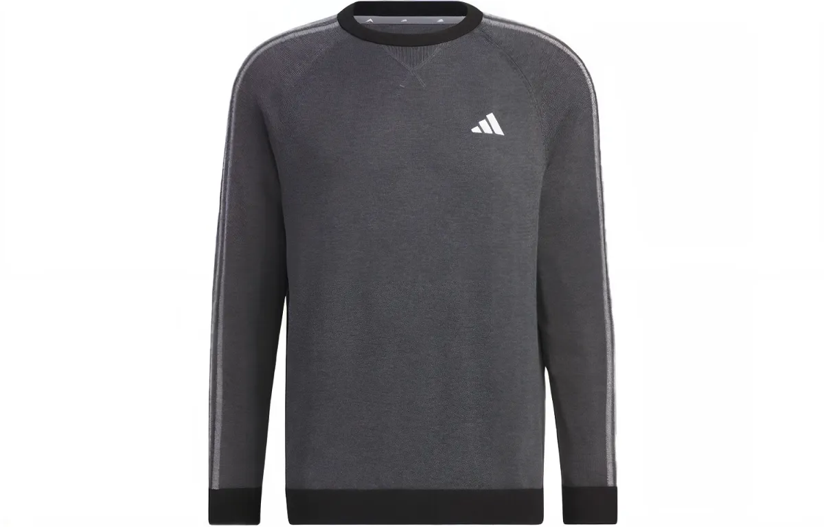 Adidas Sweatshirts Men's Black Crew Neck Moderate Regular