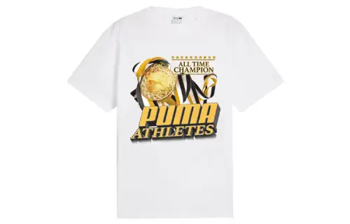 PUMA GRAPHICS T Shirt Unisex White