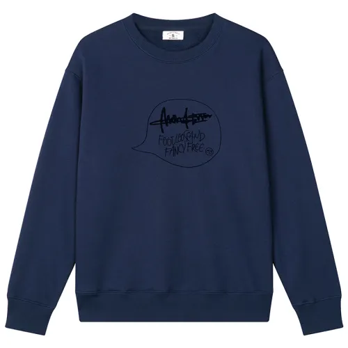 MIND ERROR Sweatshirts Unisex Crew Neck Thickened Regular
