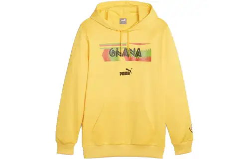 PUMA Hoodie Ghana FtblCulture Sweatshirt Men's Yellow