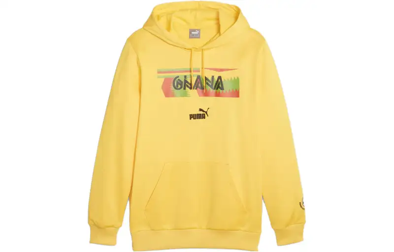 PUMA Hoodie Ghana FtblCulture Sweatshirt Men's Yellow