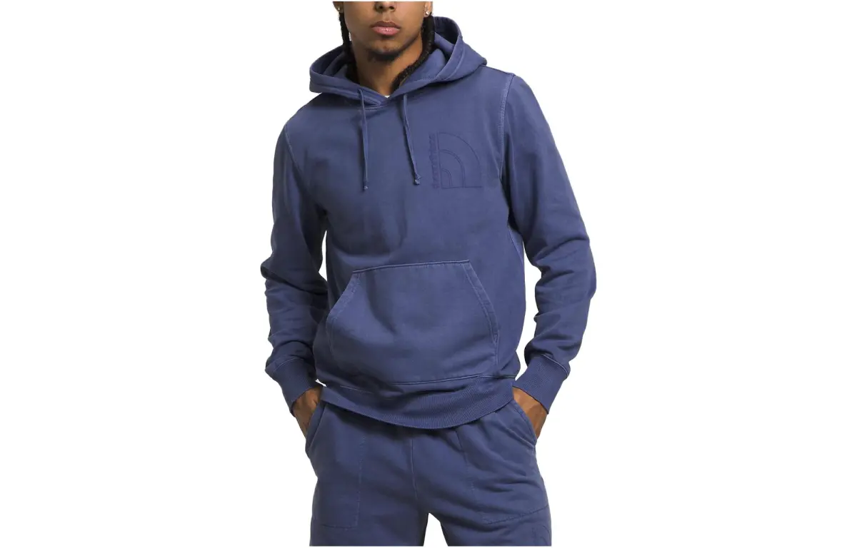THE NORTH FACE Sweatshirts Men's Cave Blue Hooded Moderate Straight Fit
