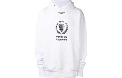 Balenciaga 2018 x Wfp cotton hoodie