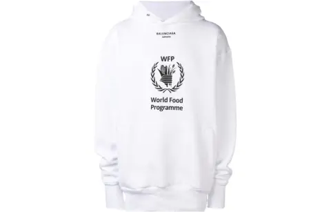Balenciaga 2018 x Wfp cotton hoodie