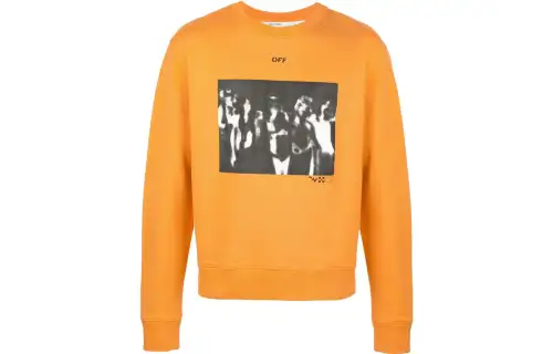 OFF WHITE Sweatshirt Men's Orange