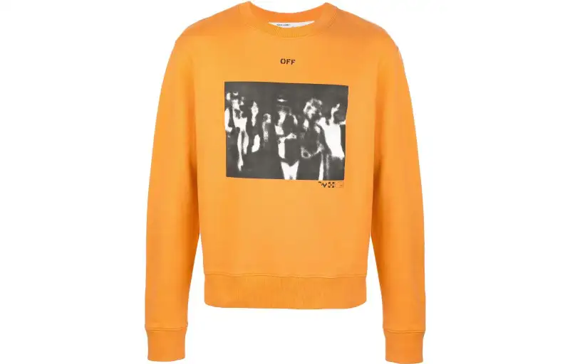 OFF WHITE Sweatshirt Men's Orange