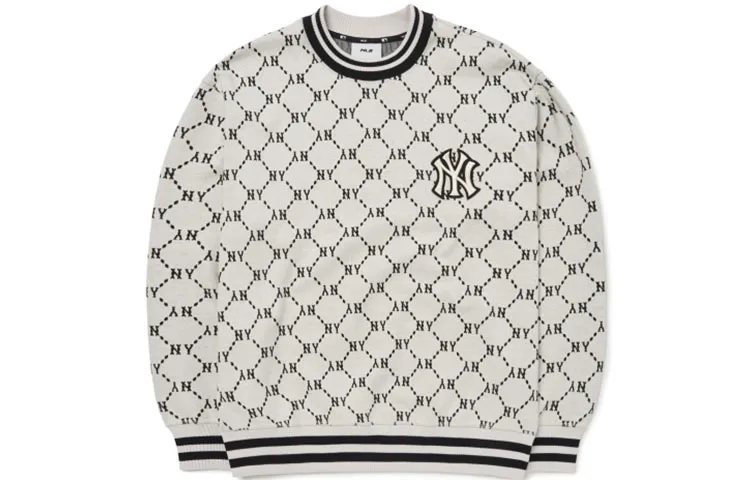 MLB Monogram Sweatshirt Unisex White