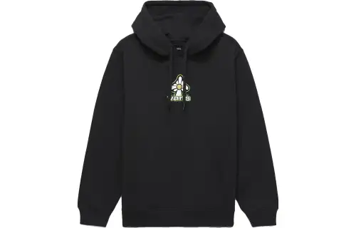 Vans Sweatshirts Unisex Black Hooded Moderate Regular
