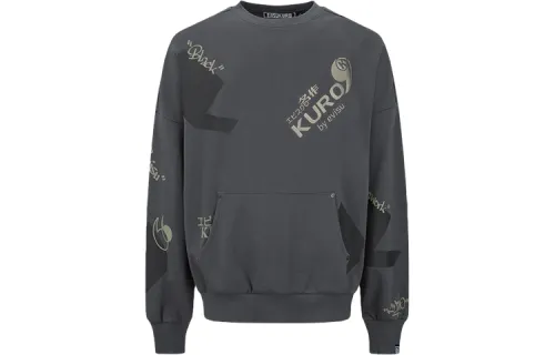 EVISU Sweatshirts Unisex Crew Neck Moderate Heavyweight